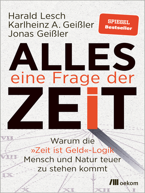 Title details for Alles eine Frage der Zeit by Harald Lesch - Available